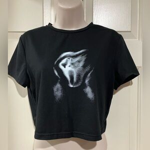 Shein size XL US 12 short sleeve crop Tee shirt round